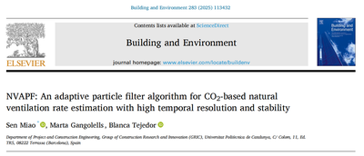 El projecte IAQ4EDU ha desenvolupat un nou algorisme amb un programari per al càlcul del cabal de ventilació natural
