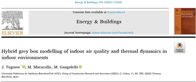El proyecto IAQ4EDU propone un modelo híbrido para gestionar el confort térmico y la calidad del aire interior con ventilación mecánica
